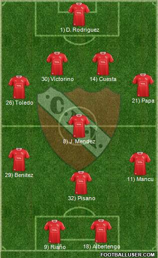 Independiente Formation 2015