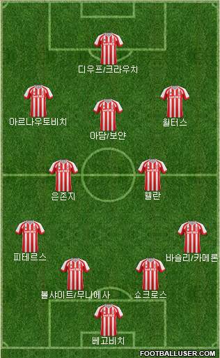 Stoke City Formation 2015