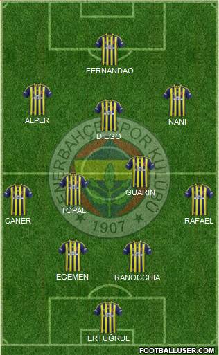 Fenerbahçe SK Formation 2015