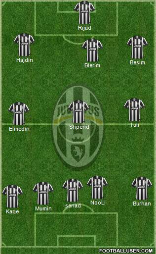 Juventus Formation 2015