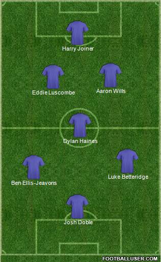 Torquay United Formation 2015