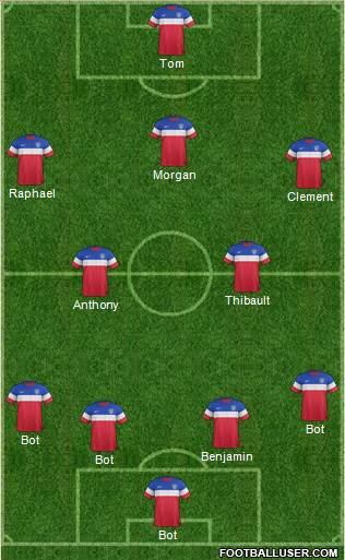 U.S.A. Formation 2015