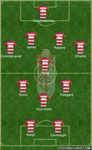 Granada C.F. Formation 2015