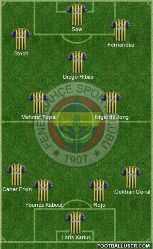 Fenerbahçe SK Formation 2015