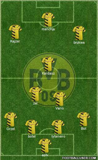 Borussia Dortmund Formation 2015