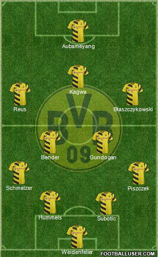 Borussia Dortmund Formation 2015