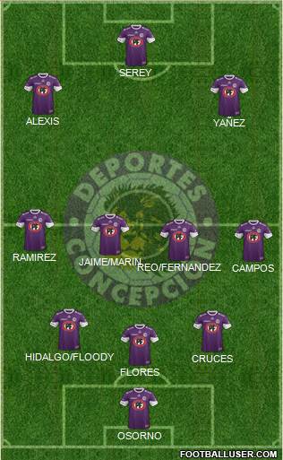 Club de Deportes Concepción S.A.D.P. Formation 2015