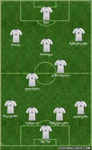 Leeds United Formation 2015