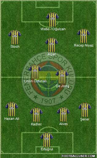 Fenerbahçe SK Formation 2015