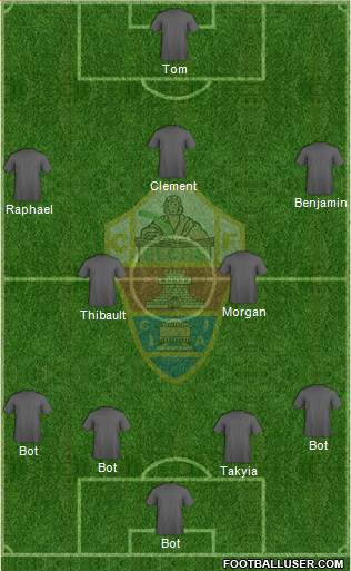 Elche C.F., S.A.D. Formation 2015