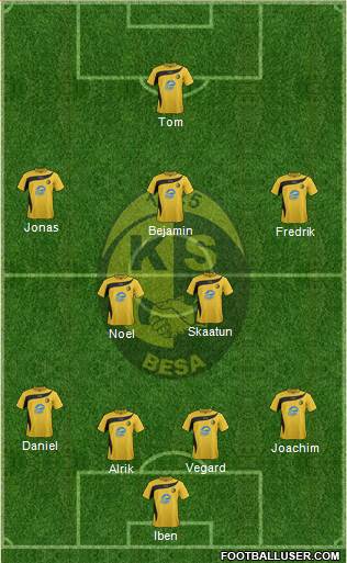 KS Besa Kavajë Formation 2015