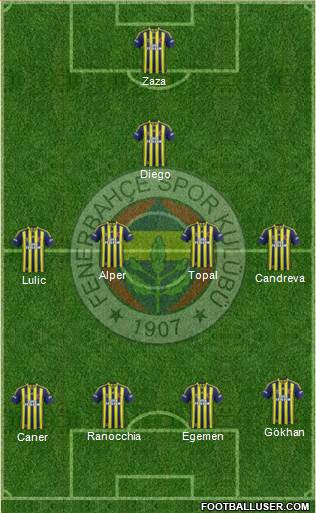 Fenerbahçe SK Formation 2015