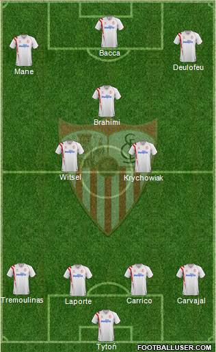 Sevilla F.C., S.A.D. Formation 2015