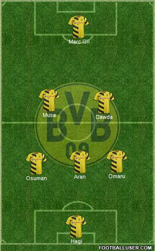 Borussia Dortmund Formation 2015