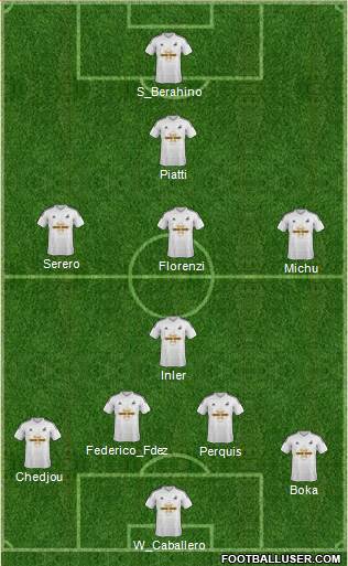 Swansea City Formation 2015