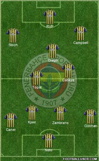 Fenerbahçe SK Formation 2015
