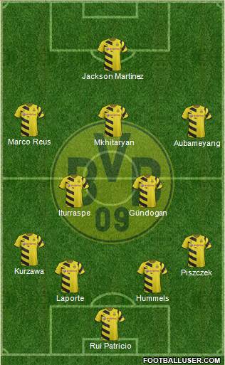 Borussia Dortmund Formation 2015