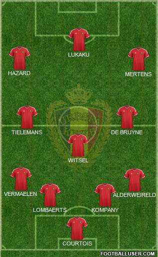 Belgium Formation 2015