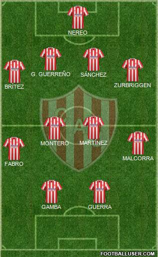 Unión de Santa Fe Formation 2015