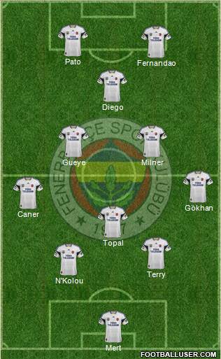 Fenerbahçe SK Formation 2015