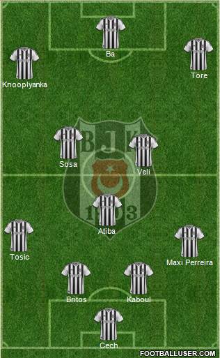 Besiktas JK Formation 2015