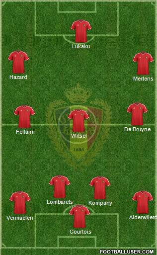 Belgium Formation 2015