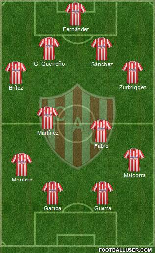 Unión de Santa Fe Formation 2015