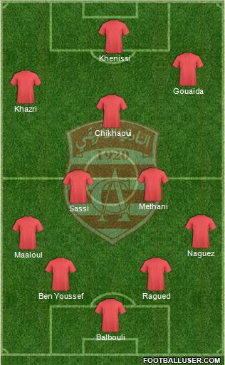 Club Africain Tunis Formation 2015