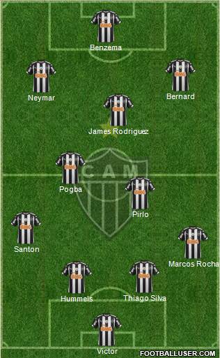 C Atlético Mineiro Formation 2015