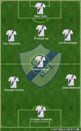 Deportivo Merlo football formation