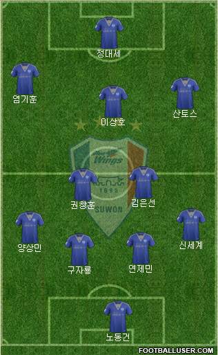 Suwon Samsung Blue Wings Formation 2015