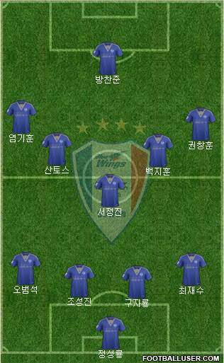 Suwon Samsung Blue Wings Formation 2015