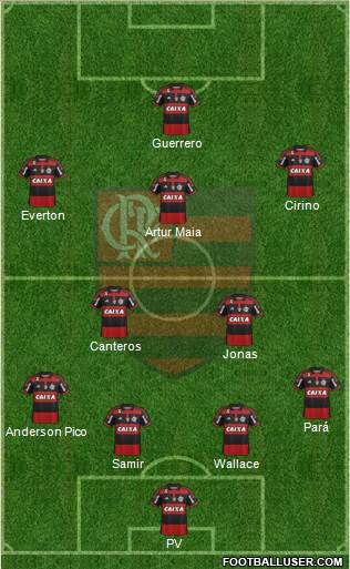 CR Flamengo Formation 2015
