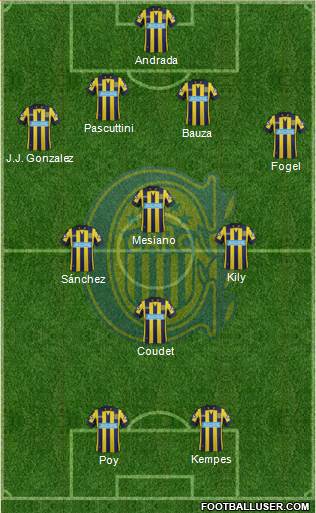 Rosario Central Formation 2015