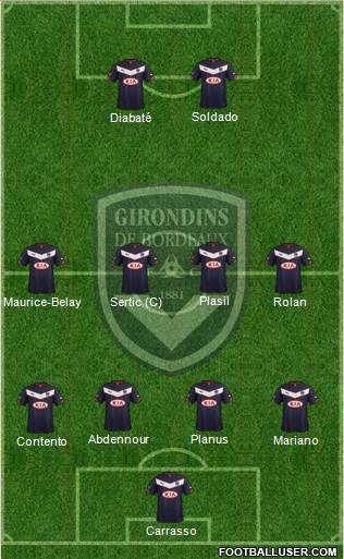 FC Girondins de Bordeaux Formation 2015