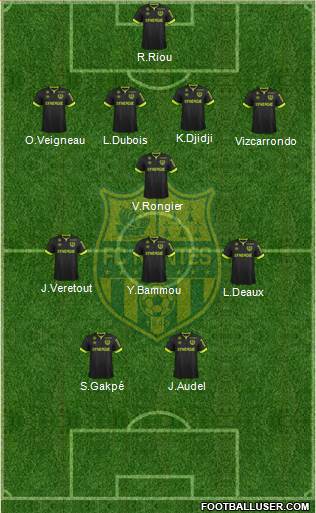 FC Nantes Formation 2015
