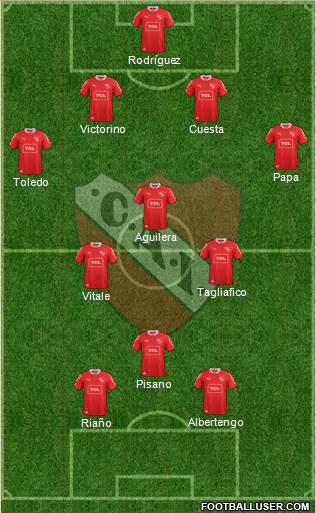 Independiente Formation 2015