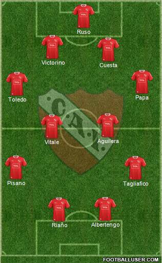 Independiente Formation 2015