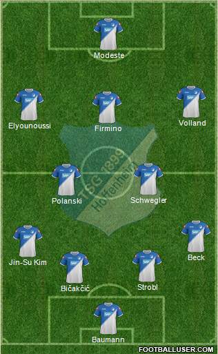 TSG 1899 Hoffenheim Formation 2015