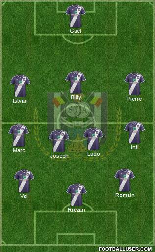 RSC Anderlecht Formation 2015