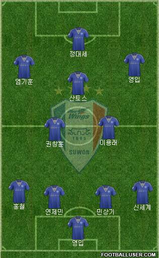 Suwon Samsung Blue Wings Formation 2015