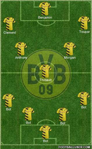 Borussia Dortmund Formation 2015