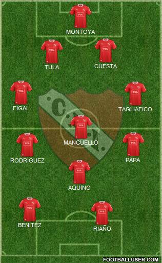 Independiente Formation 2015