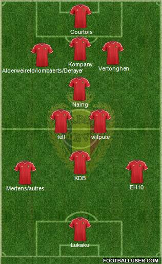 Belgium Formation 2015