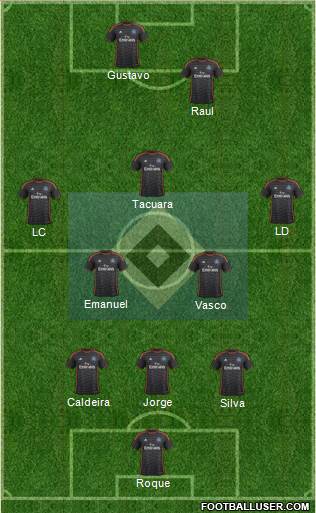Hamburger SV Formation 2015