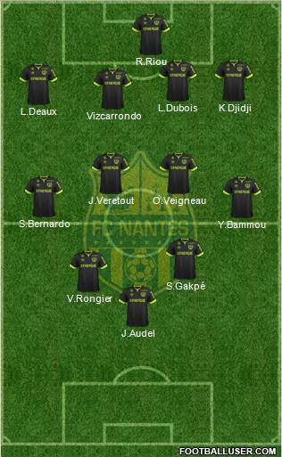 FC Nantes Formation 2015