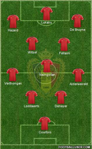 Belgium Formation 2015