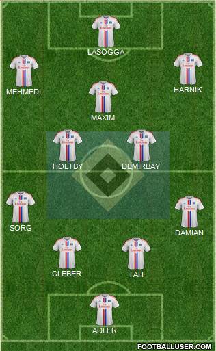 Hamburger SV Formation 2015