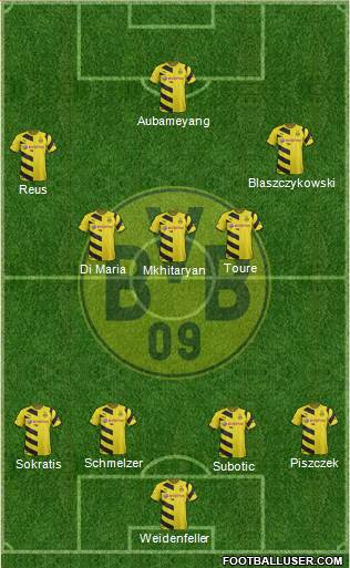 Borussia Dortmund Formation 2015