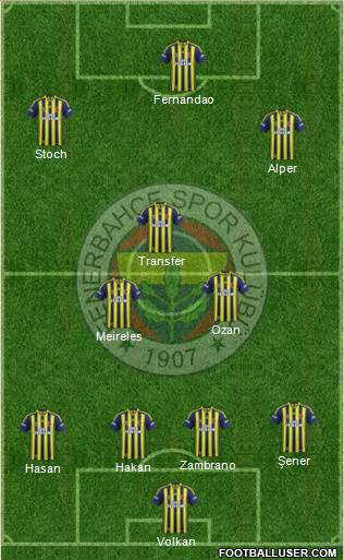 Fenerbahçe SK Formation 2015